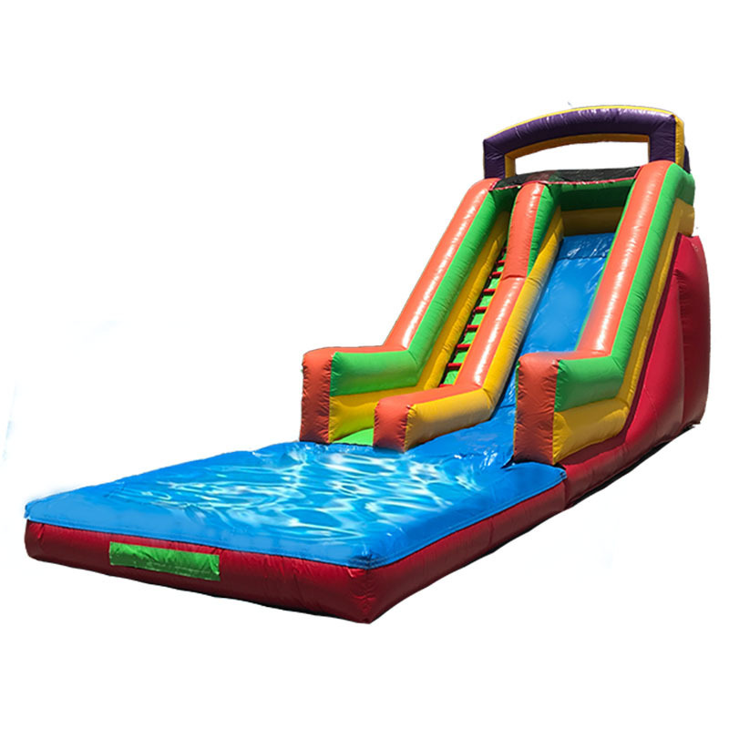 Inflatable Water Slide With Pool, Backyard Inflatable Pool Water Slide For Kids