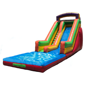 Inflatable Water Slide With Pool, Backyard Inflatable Pool Water Slide For Kids