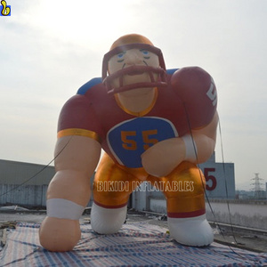 Giant advertising sportsman balloon, inflatable football/ rugby player model for advertising K2097