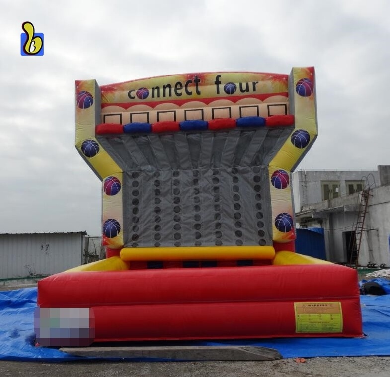 New Inflatable Basketball Toss Game, Connect Four Interactive Game