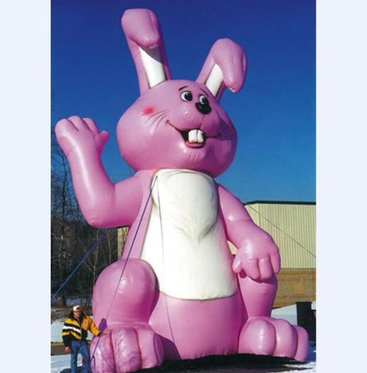 H3105 giant pvc cheap inflatable Bunny Rabbit advertising balloons for sale, inflatable rabbit animal for advertising