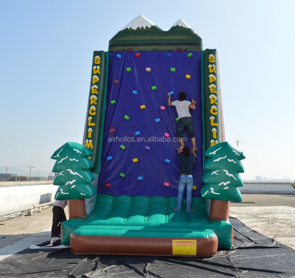 Outdoor inflatable climbing walls ,giant inflatable rock climbing wall,inflatable sport wall A6041