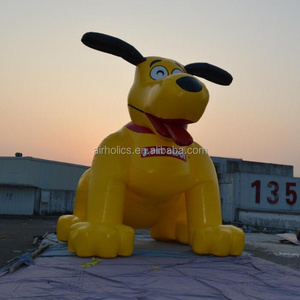 2018 Giant inflatable dog standing inflatable balloon dog cartoon with led light H3098