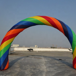 Hot Sale Inflatable Rainbow Arch, Rainbow Balloon Arch for Events