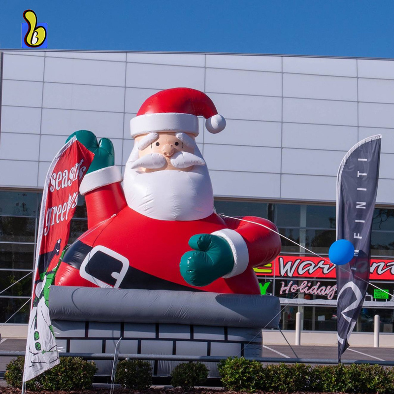 Giant Inflatable Santa Claus Advertising Balloon