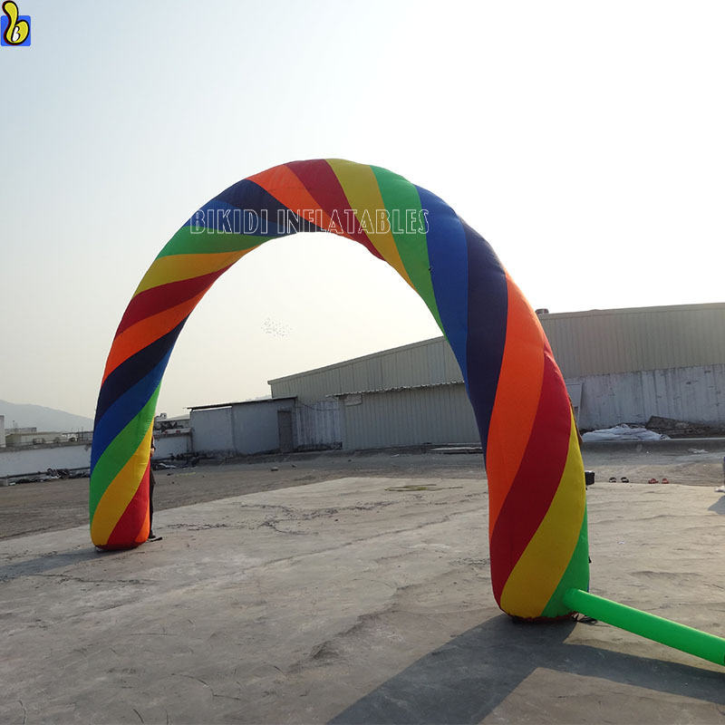 Hot Sale Inflatable Rainbow Arch, Rainbow Balloon Arch for Events