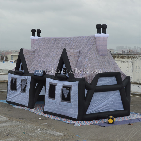 H2148 custom design outdoor big portable blow up tent inflatable irish pub with complete digital printing FOR SALE