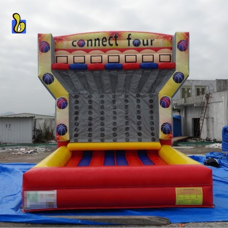 New Inflatable Basketball Toss Game, Connect Four Interactive Game