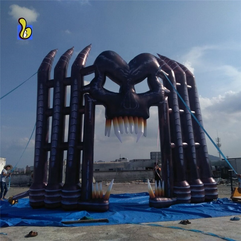 Custom inflatable Halloween festival archway inflatable arch for advertising