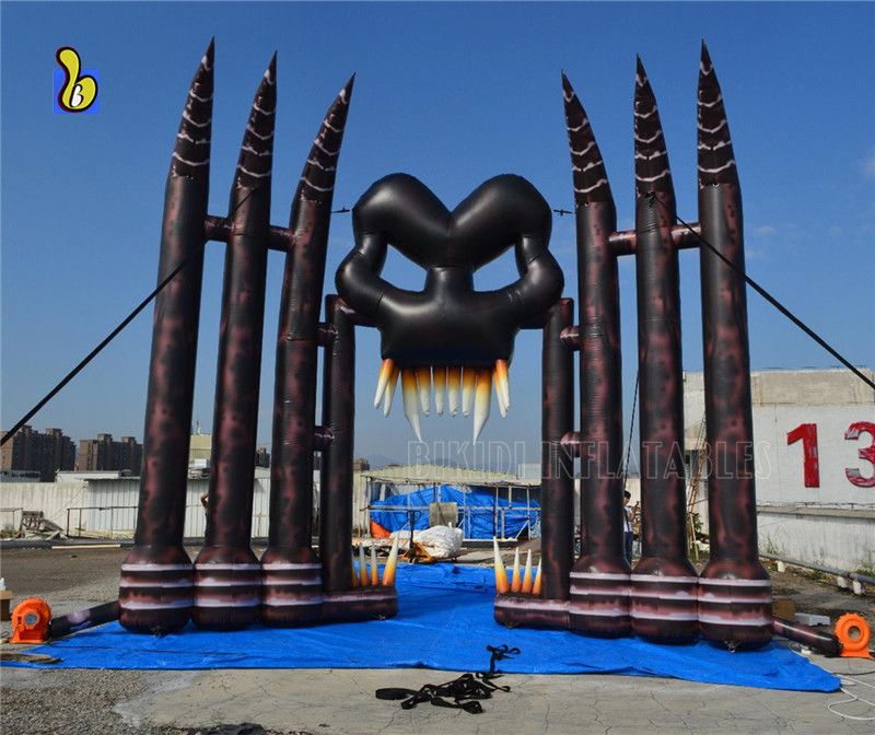 Custom inflatable Halloween festival archway inflatable arch for advertising