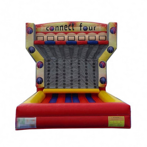 New Inflatable Basketball Toss Game, Connect Four Interactive Game