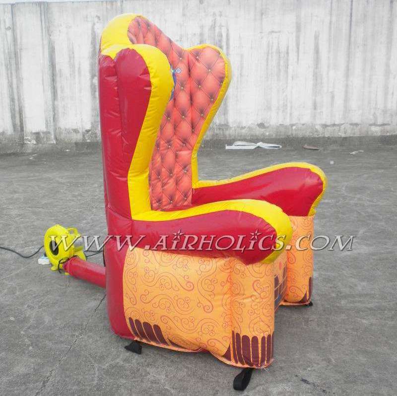 6ft New arrival king throne inflatable chair for kids Inflatable Throne Chair, Inflatable King/Queen Throne H3065