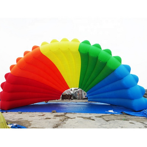 Inflatable Stage Cover Tent Colorful Shell Inflatable Tent for Events