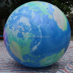 Best selling giant inflatable earth globe balloon, inflating helium planet ball for decorations H4197