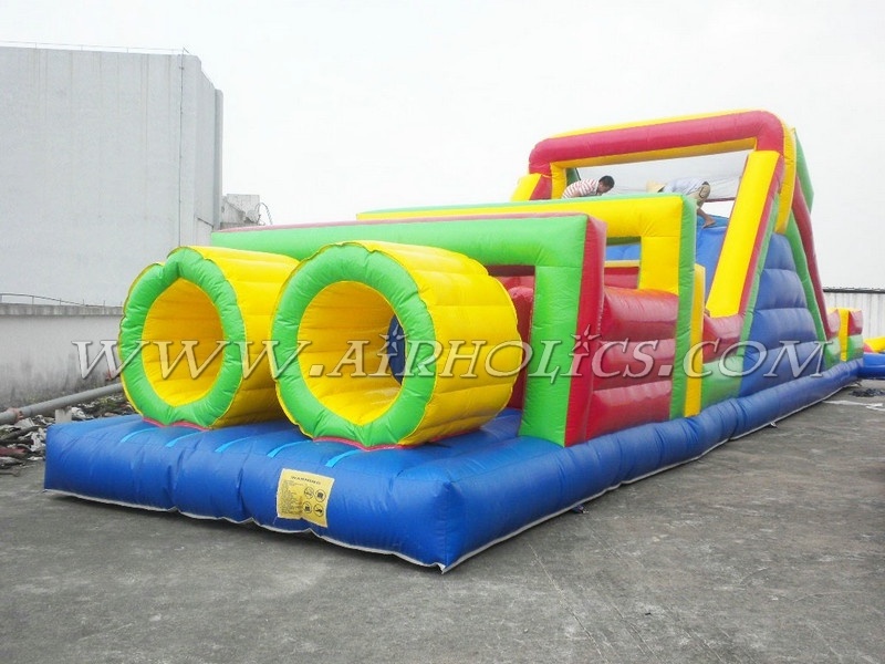 inflatable fun playground / obstacle course / adult bouncing castle for sale A5007