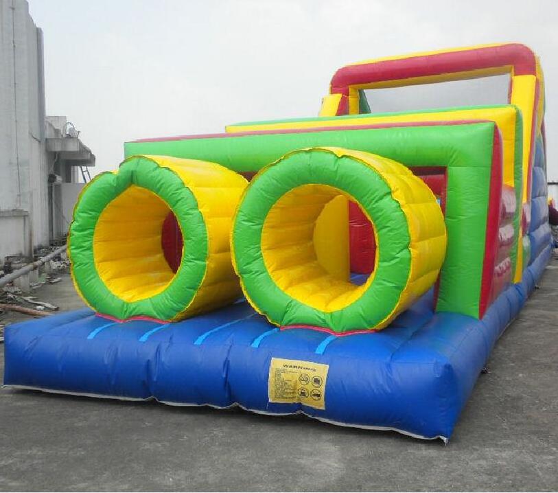 inflatable fun playground / obstacle course / adult bouncing castle for sale A5007