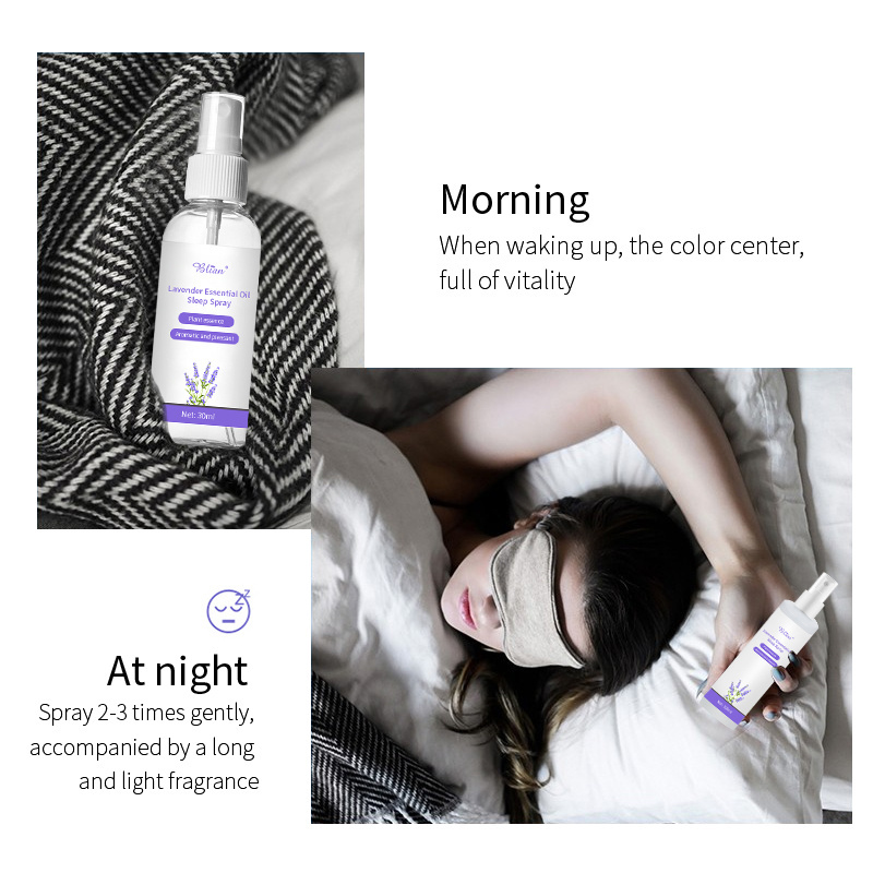 Hot Sale OEM/ODM Natural Lavender Sleep Spray Aromatherapy Sleep Spray For Relaxation And Stress Relief Eliminator