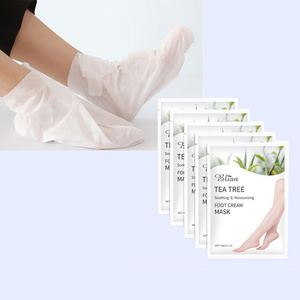 Foot Care Anti Peeling Aloe Vera Collagen Exfloliating Foot Mask Moisturizing Callus Remover Feet Peel Mask