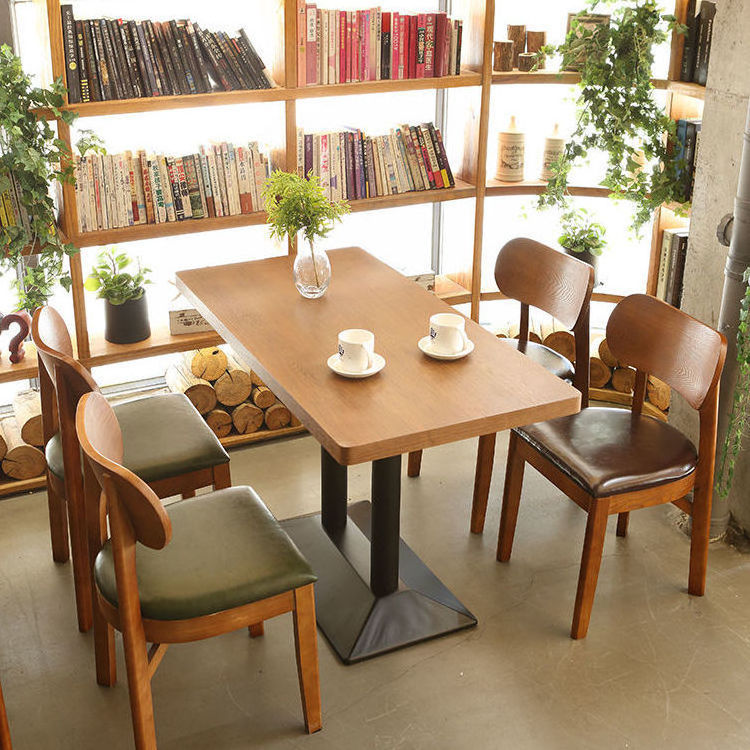 Modern Cafe Table And Chairs Coffee Shop restaurant Furniture Kursi Sets For Sale