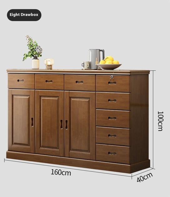 Living Room Modern Bedroom Storage Cabinet OAK Bed End Door Organizer Standing Cabinet with Drawers