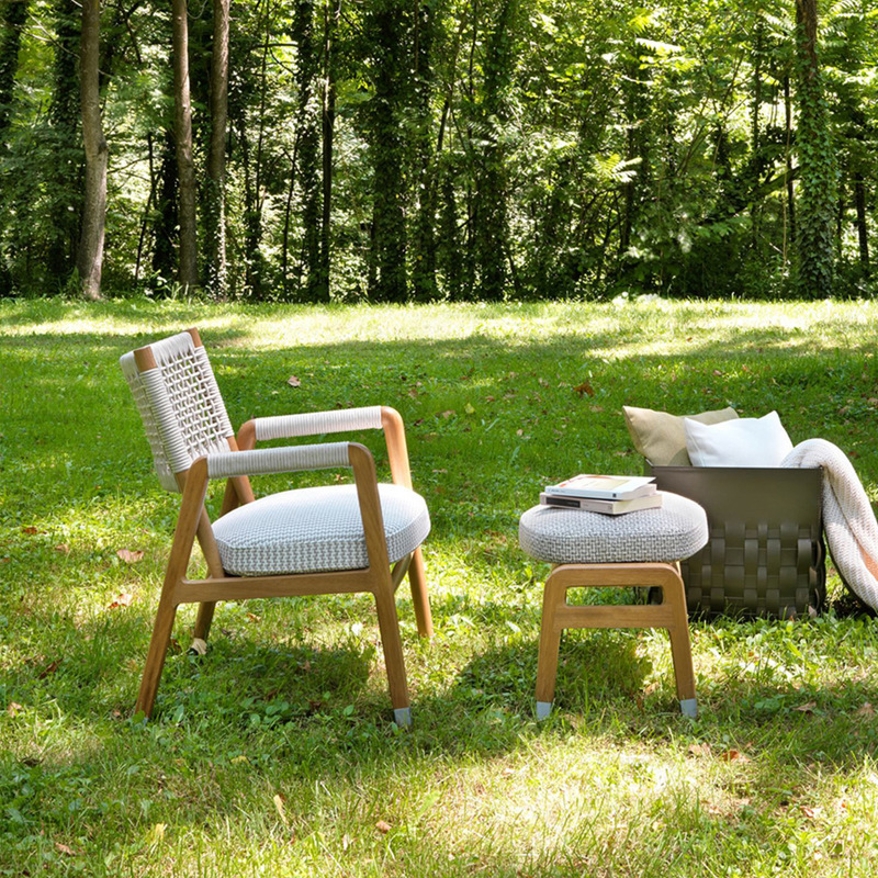 Outdoor table and chairs courtyard villa leisure rattan solid wood table and chairs setcafe outdoor furniture