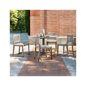 cafe outdoor furniture teak table and chairs outdoor garden dining set chairs for events  Suitable for Garden Villa Outdoor