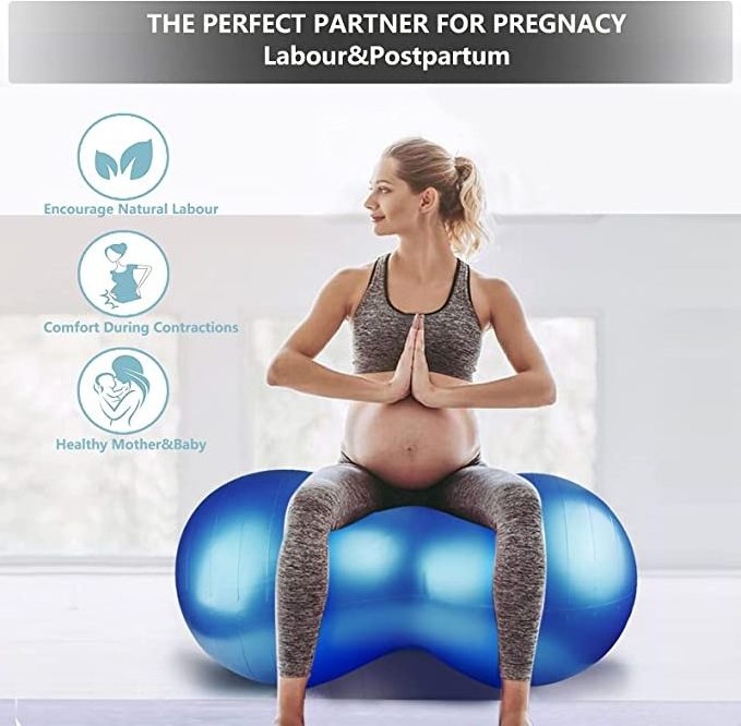 Bilink Customize New Design Good inflatable peanut Pilates Fitness Exercise  Peanut Oval Yoga Ball