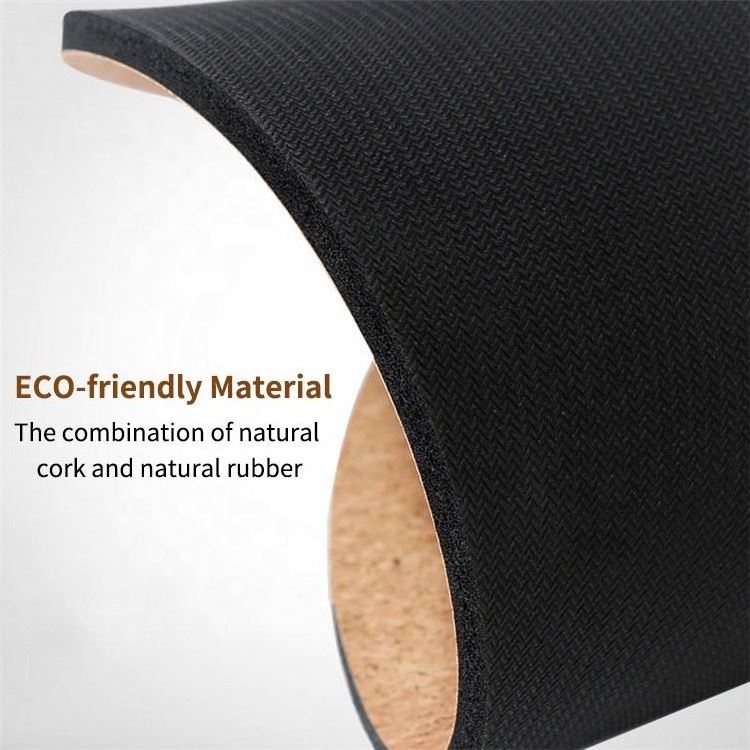 Bilink Premium meditation 130cm 1.5mm organic non toxic natural rubber custom large round circle cork yoga mat