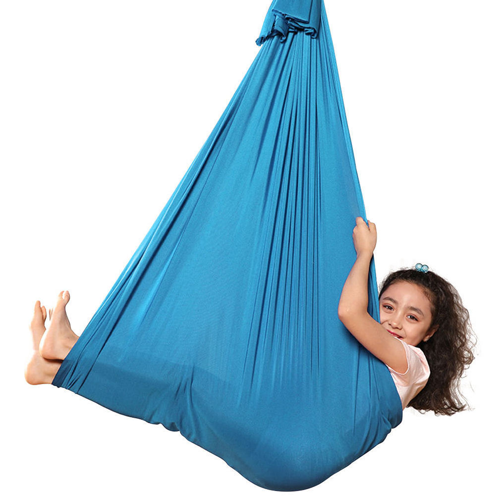 Bilink Indoor&Outdoor aerial silks training yoga swing Hammock  for Kids