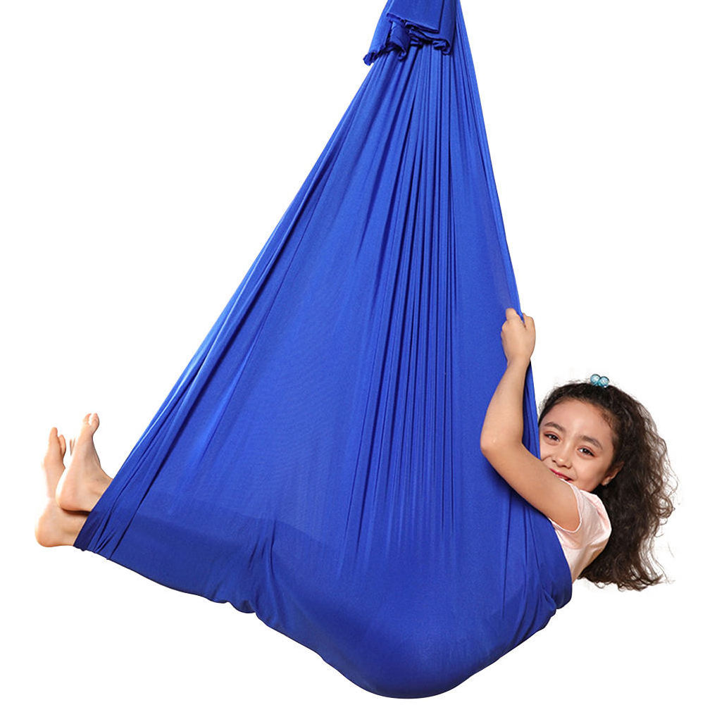 Bilink Indoor&Outdoor aerial silks training yoga swing Hammock  for Kids