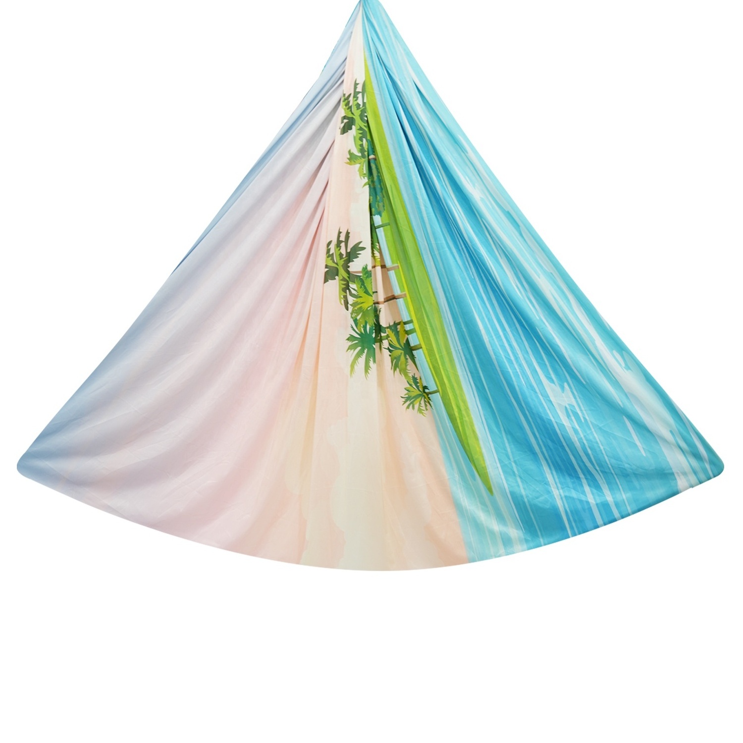 Bilink Wholesale High Strength antigravity Polyester custom Picture aerial flying yoga silk swing hammock