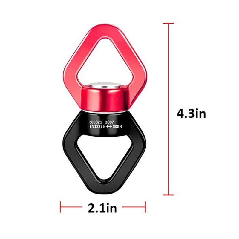 Bilink Climbing universal swivel spinner 30KN yoga swing swivel 360 rotator