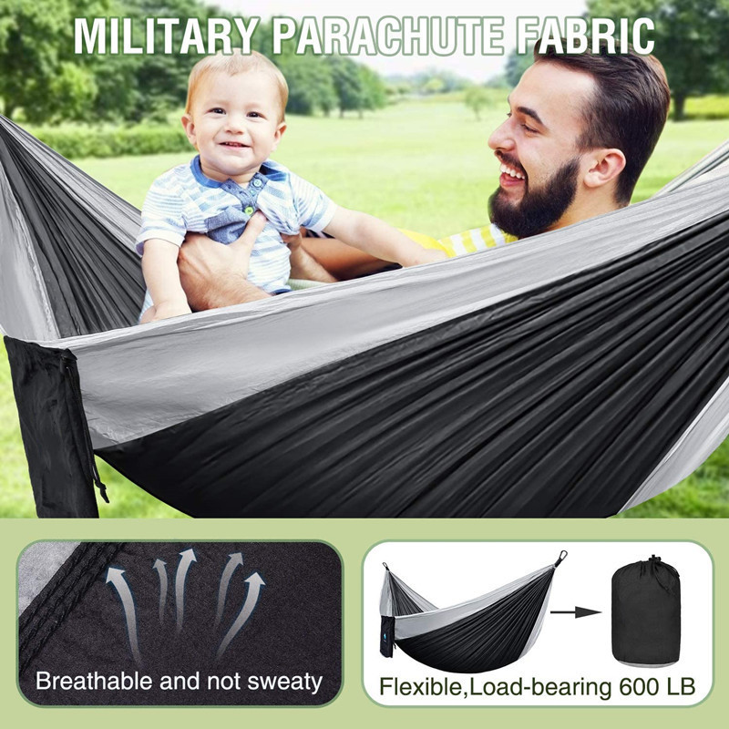 Bilink Custom Camping Hammock Waterproof Outdoors Hammock Portable Nylon Hammock