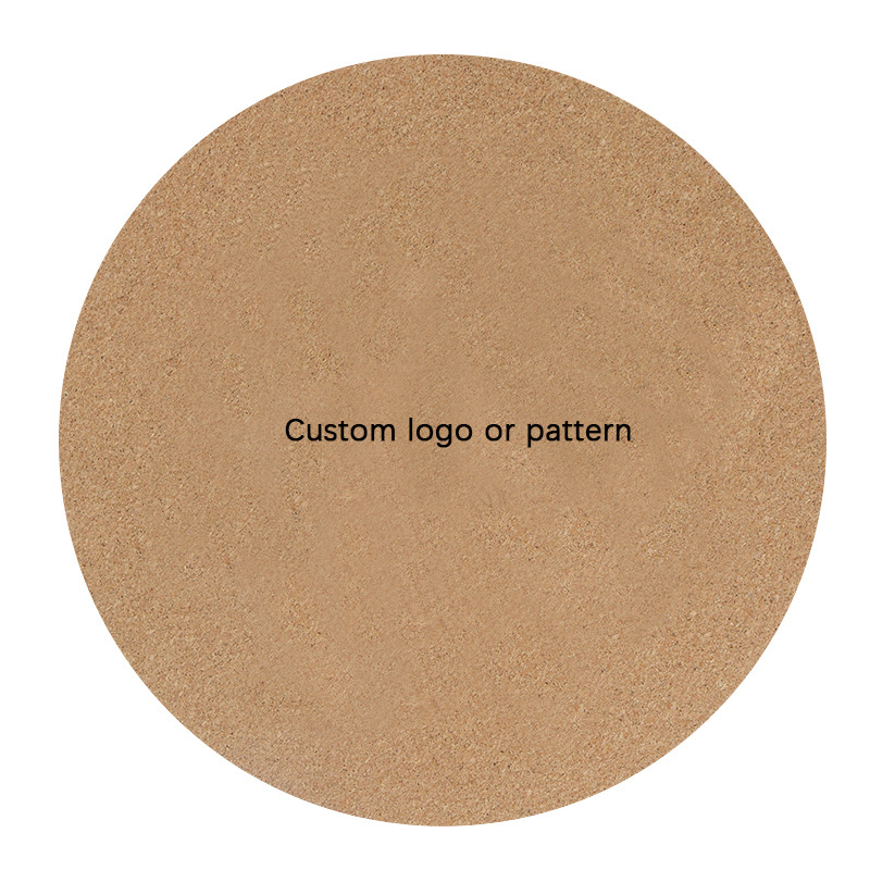 Bilink Premium meditation 130cm 1.5mm organic non toxic natural rubber custom large round circle cork yoga mat