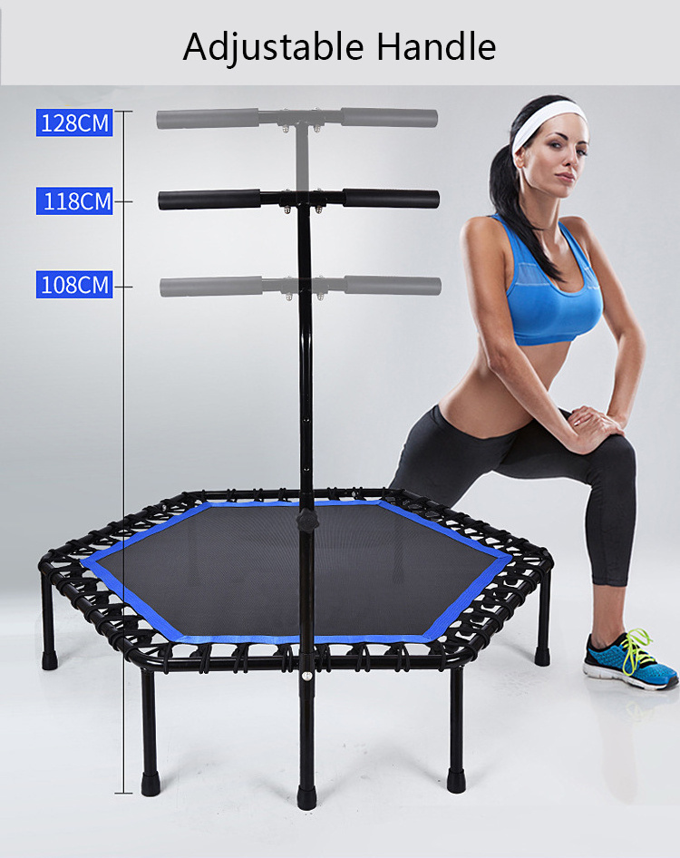 Bilink 48'' bungee trampoline games professional gymnastic  foldable jumping bed trampoline