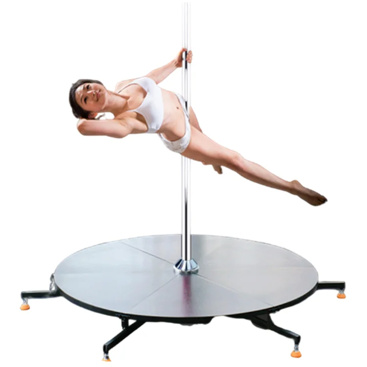 Bilink  High Quality Removable Heavy Steel Aerial Dance Pole Stage with Lyra Hoop