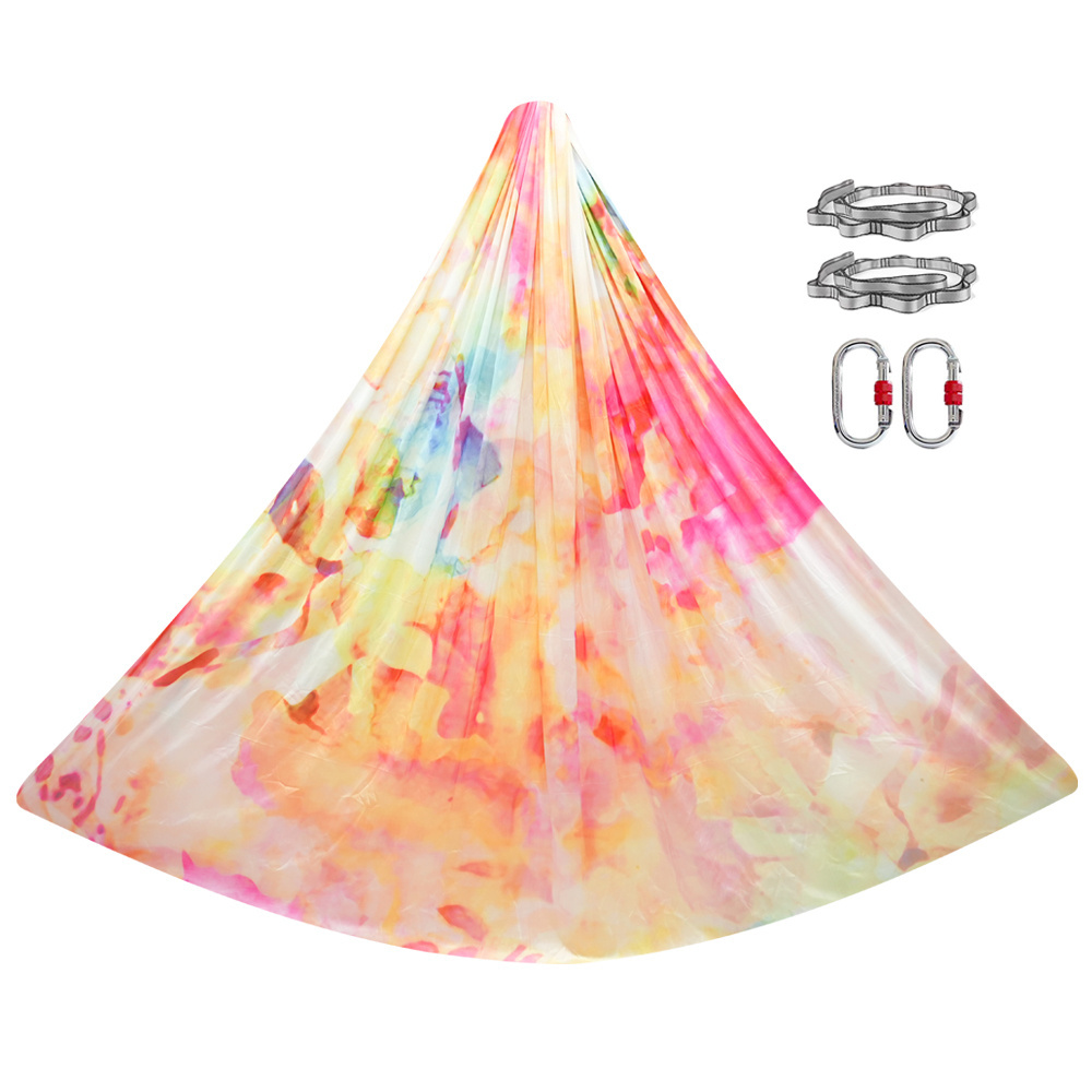 Bilink In Stock High Stretch Polyester Aerial silks Air Flying Inversion aerial yoga hammock swing set