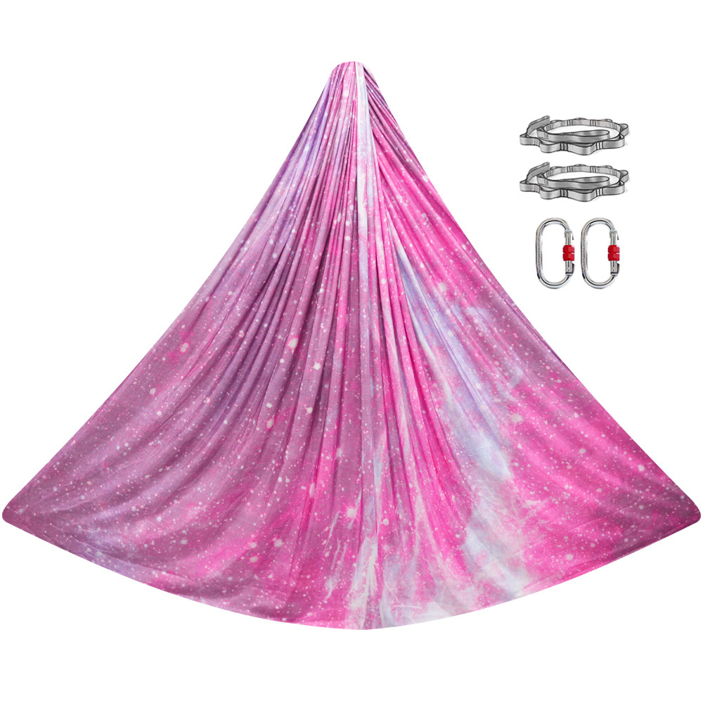 Bilink In Stock High Stretch Polyester Aerial silks Air Flying Inversion aerial yoga hammock swing set