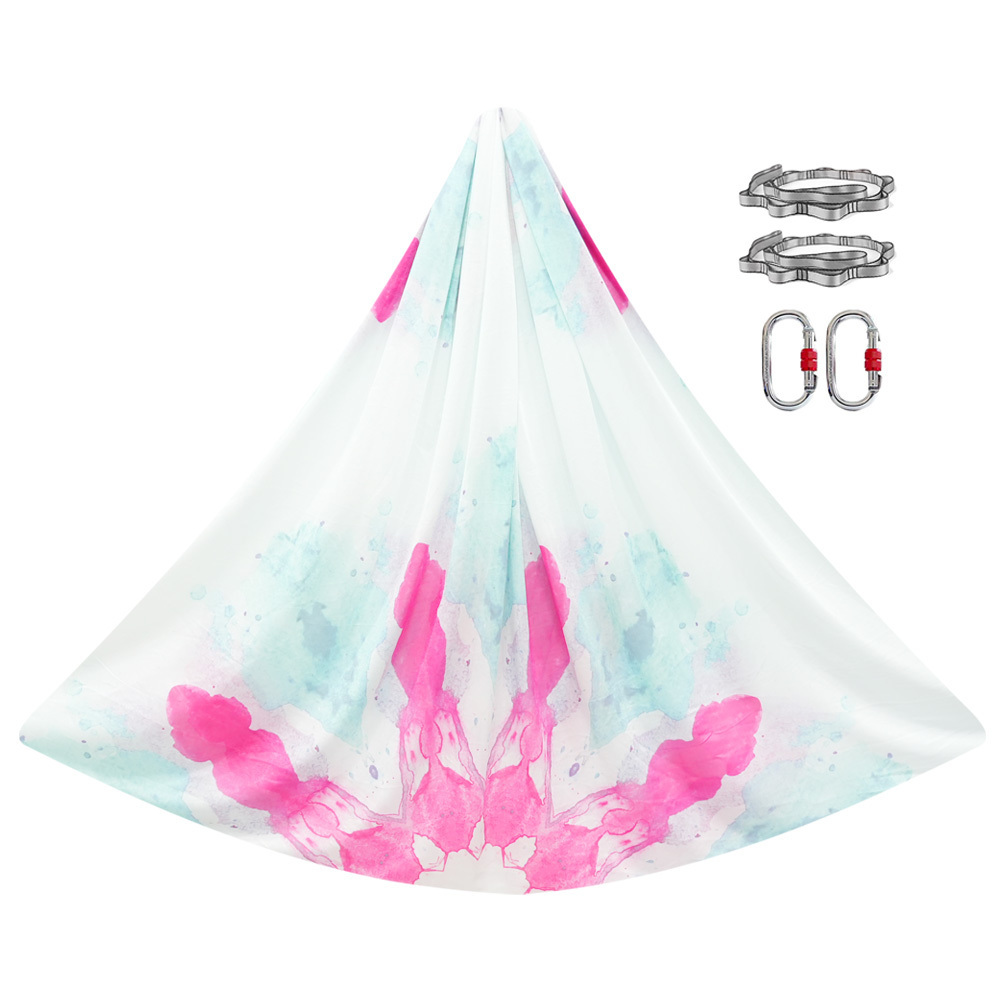 Bilink In Stock High Stretch Polyester Aerial silks Air Flying Inversion aerial yoga hammock swing set