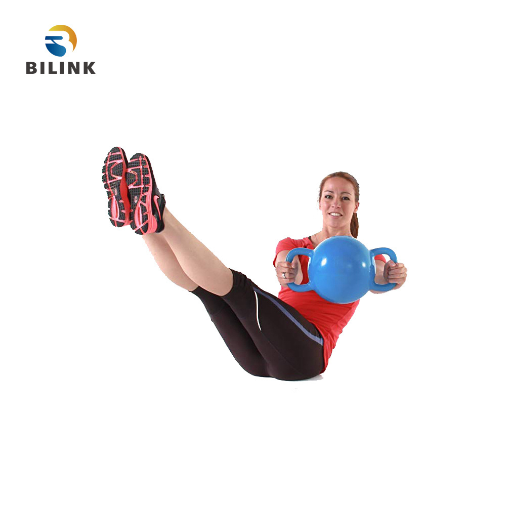 Bilink New Style wholesale Fitness  Body Building adjustable custom logo Water 1kg kettlebell with base