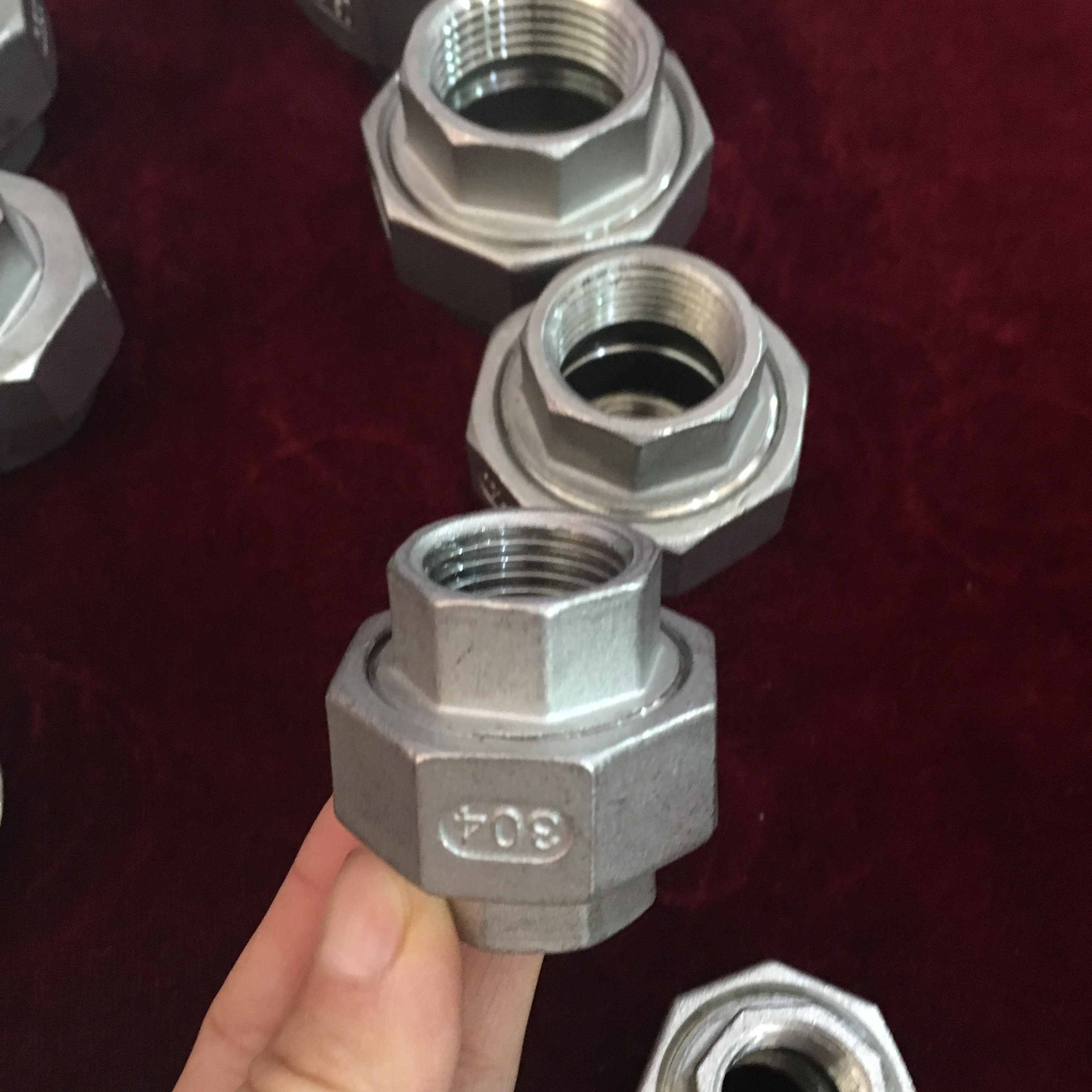 Stainless Steel BSP/BSPT/BSPP/NPT Threaded Pipe Fittings hose adaptor