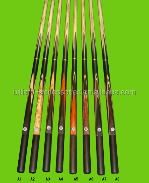 Hand made Ash wood snooker cue, pool cues, billiard snooker cue