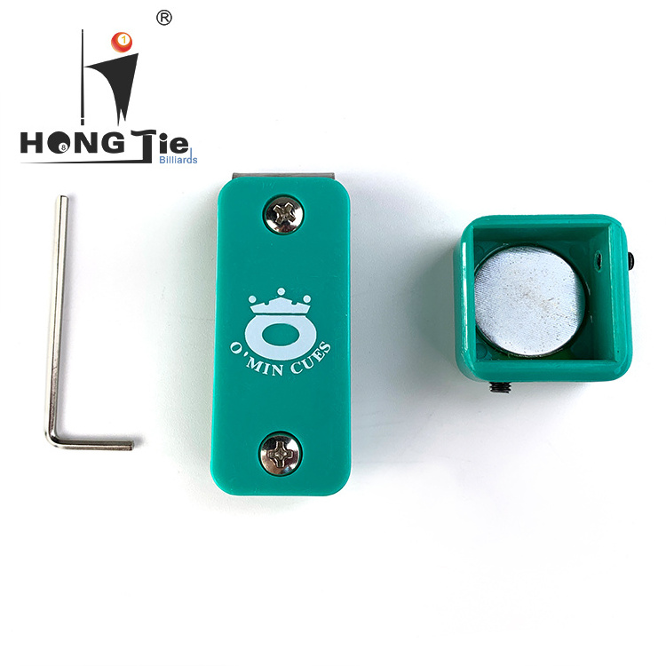 Hongjie Billiards Plastic Magnetic Billiards Table Omin Chalk Holder