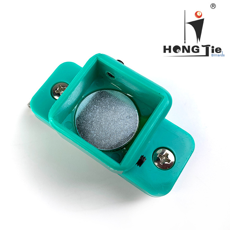 Hongjie Billiards Plastic Magnetic Billiards Table Omin Chalk Holder