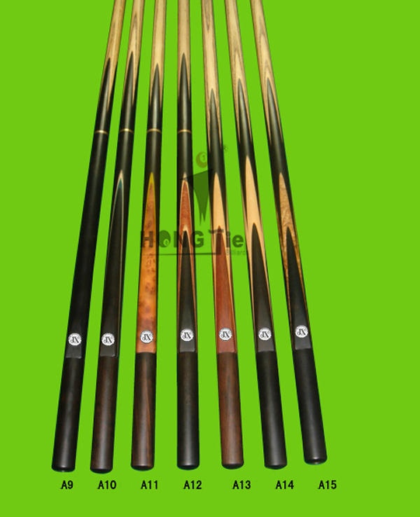 Hand made Ash wood snooker cue, pool cues, billiard snooker cue