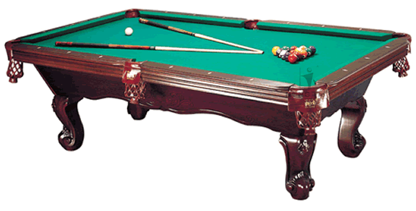 8 FT Classic Hand Carved Billiards Snooker Pool Table