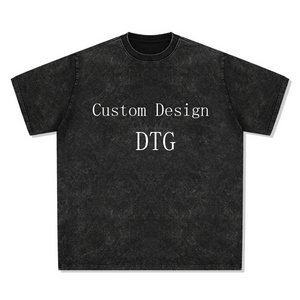 Customize Direct To Garment Printing Oversized Men T Shirts DTG Printing Graphic T shirt