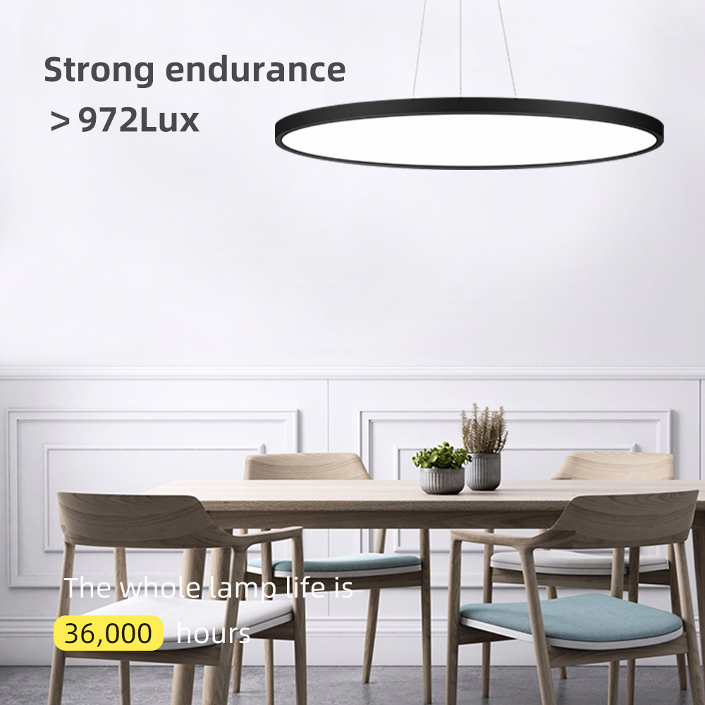 Unique Design Pendant White Lamps Circle Rustic Pendant Lights For Office Home Hotel