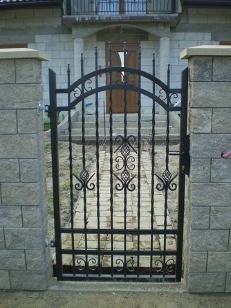 Ornamental wrought iron decorative doors