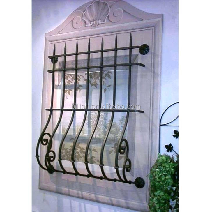 manufacture iron window design decoration window grills